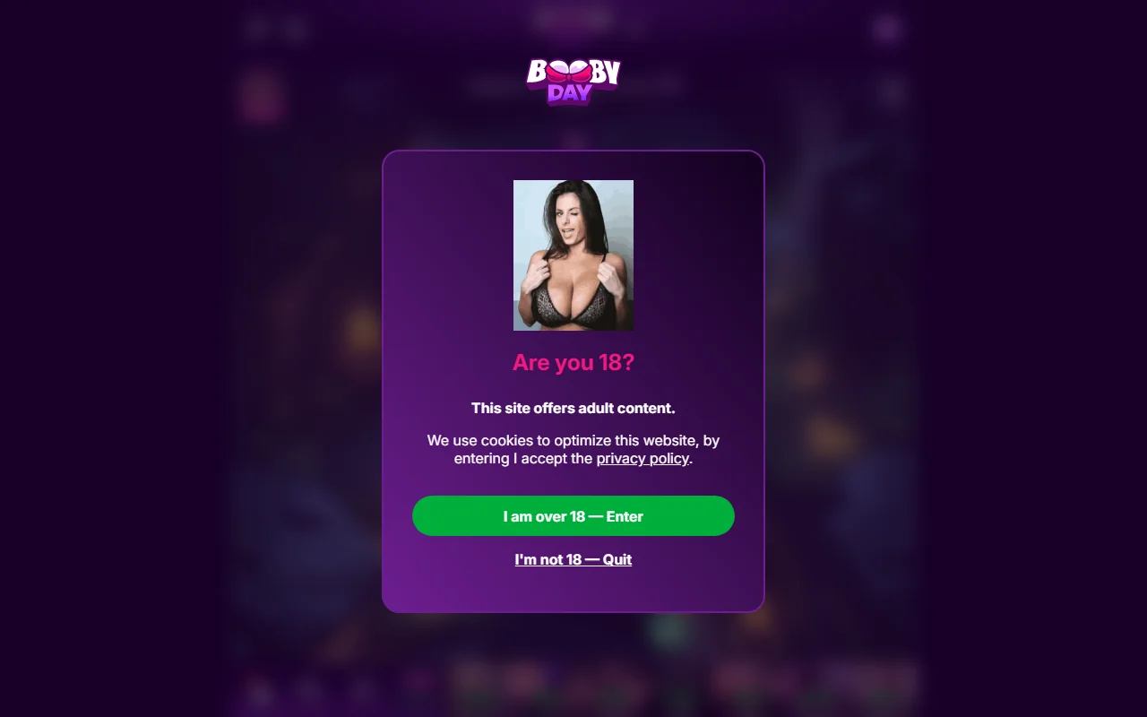 Screenshot of Boobyday